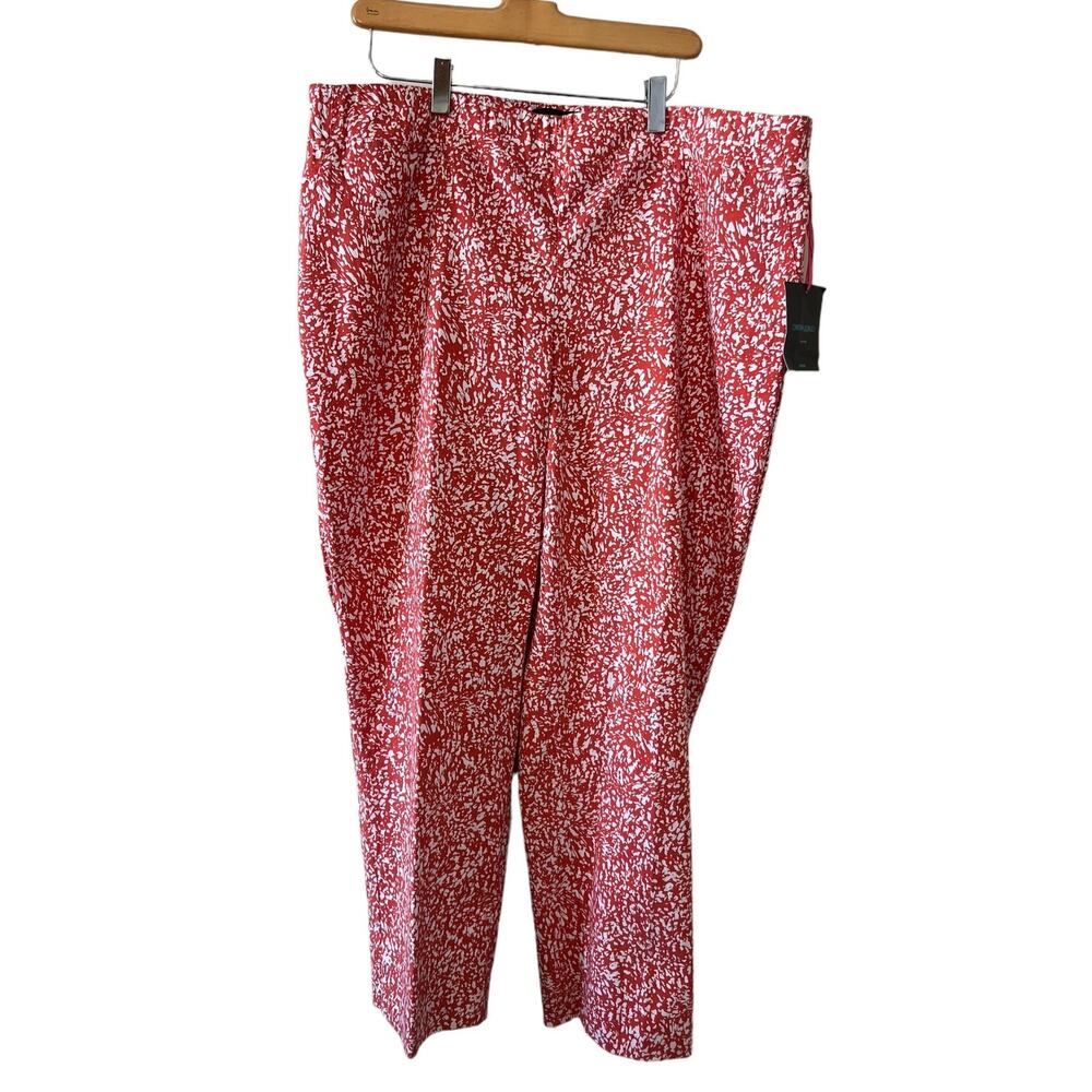 Cynthia Rowley Woman Terracotta Print Pants 20W